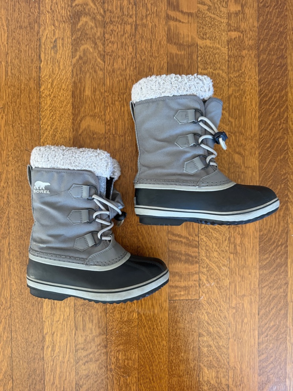 Sorel Gray and Black Winter Snow boots, size 2